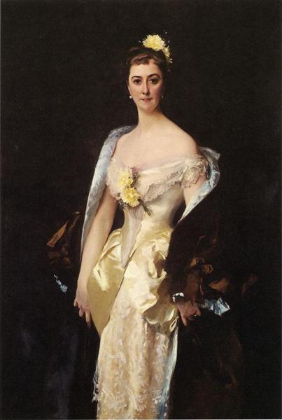 Caroline de Bassano, Marquise d&#39;Espeuilles by John Singer Sargent Realism Art dated 1884