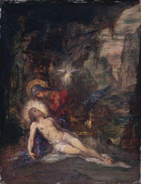 Pieta by Gustave Moreau Symbolism Art dated 1876