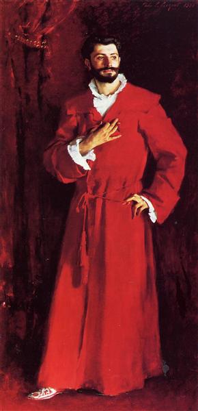 Dr. Pozzi at Home by John Singer Sargent Realism Art dated 1881