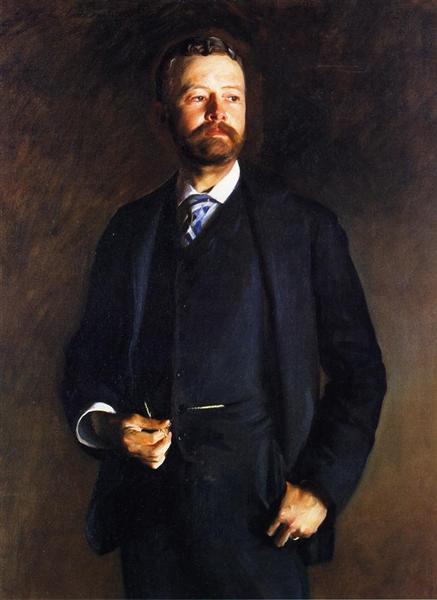 Henry Cabot Lodge by John Singer Sargent Realism Art dated 1890