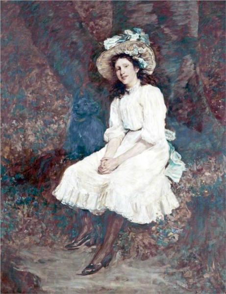 Phyllis by James Charles Impressionism Art