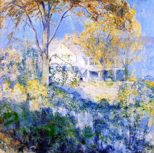 October by John Henry Twachtman Impressionism Art dated 1901