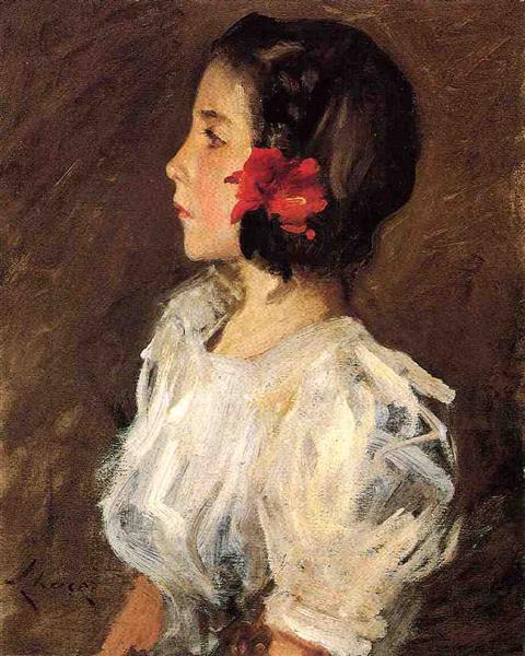 Dorothy by William Merritt Chase Impressionism Art