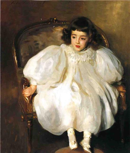 Expectancy by John Singer Sargent Realism Art dated 1895