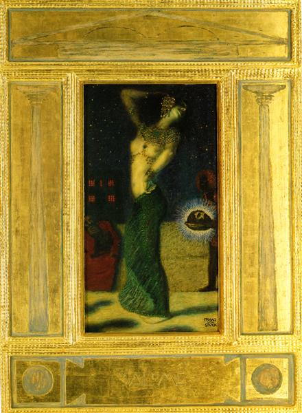 Salome by Franz Stuck Art Nouveau (Modern) Art dated 1906