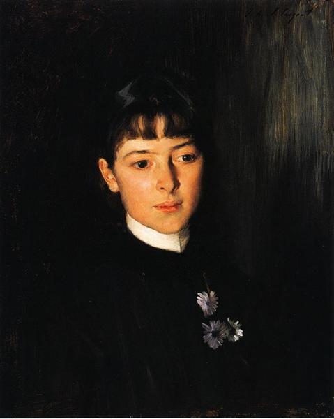 Olivia Richardson by John Singer Sargent Realism Art dated 1883