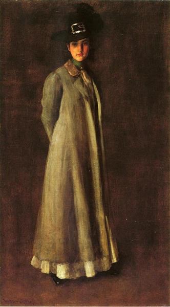 My Daughter Dieudonne (Alice Dieudonne Chase) by William Merritt Chase Realism Art dated 1902