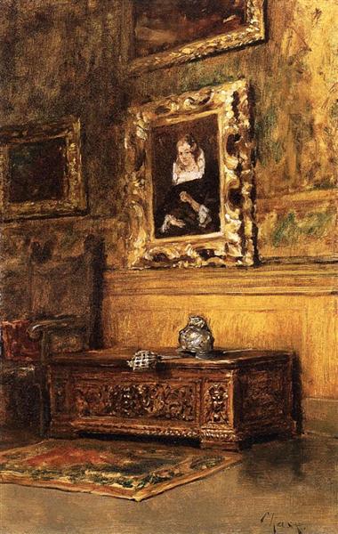 Studio Interior by William Merritt Chase Impressionism Art dated 1879