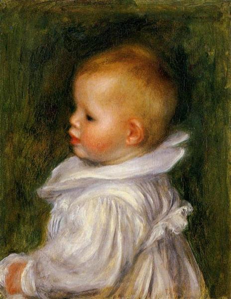 Portrait of Claude Renoir by Pierre-Auguste Renoir Impressionism Art dated 1903