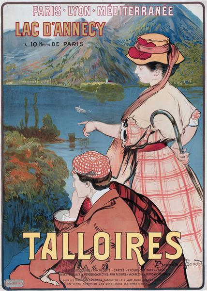 Talloires by Paul-Albert Besnard Impressionism Art dated 1910