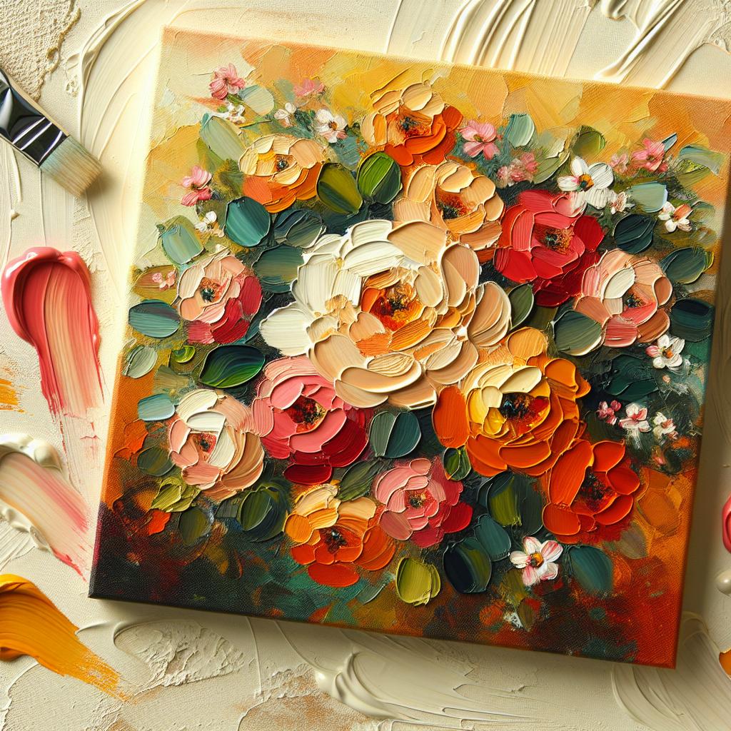 Vibrantus Aesthetica Floral Oilpainting Art