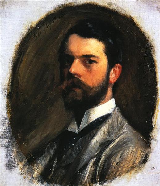 Self-Portrait by John Singer Sargent Realism Art dated 1886