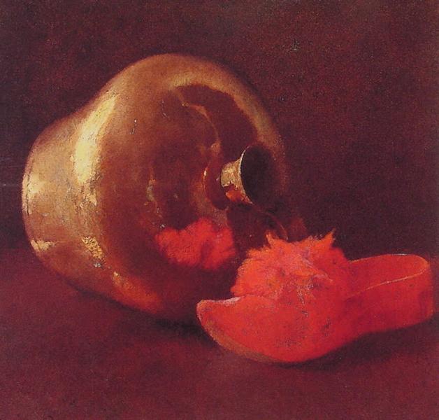 Ruby Reflection by Emil Carlsen Realism Art dated 1895