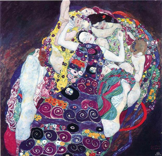 The Virgin by Gustav Klimt Art Nouveau (Modern) Art dated 1913