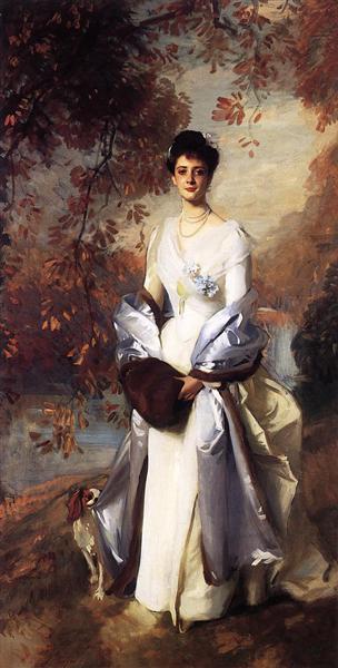 Portrait of Pauline Astor by John Singer Sargent Realism Art dated 1898