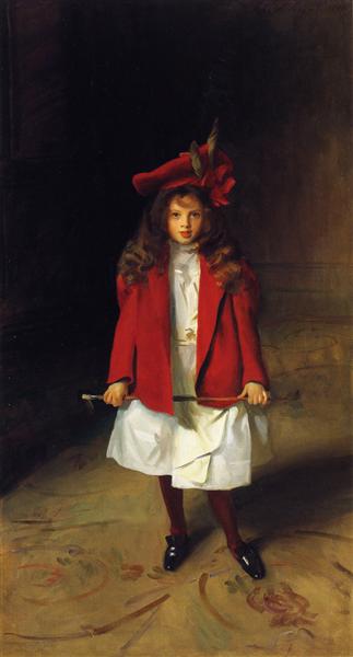 The Honourable Victoria Stanley by John Singer Sargent Realism Art dated 1899