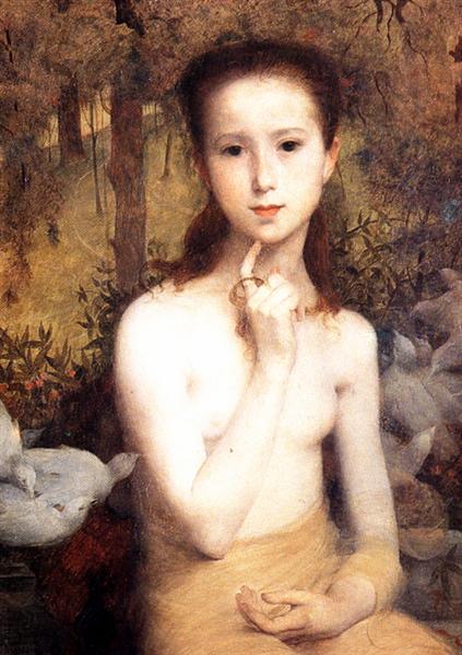 Youth by Eliseu Visconti Romanticism Art dated 1898