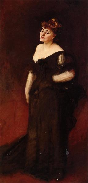 Mrs. Harry Vane Vilbank by John Singer Sargent Realism Art dated 1884