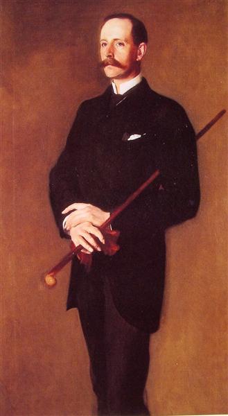 Brigadier Archibald Campbell Douglas by John Singer Sargent Realism Art dated 1886