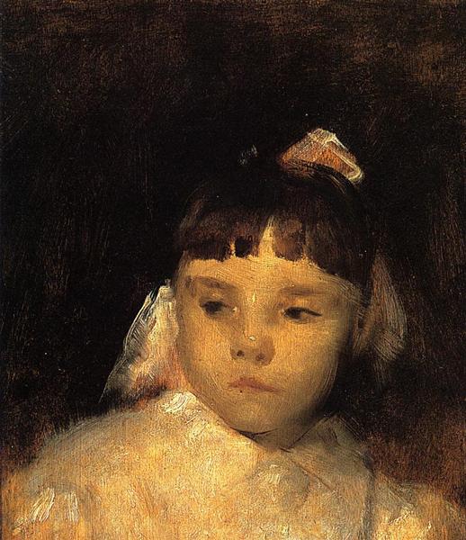 Violet Sargent by John Singer Sargent Realism Art dated 1875