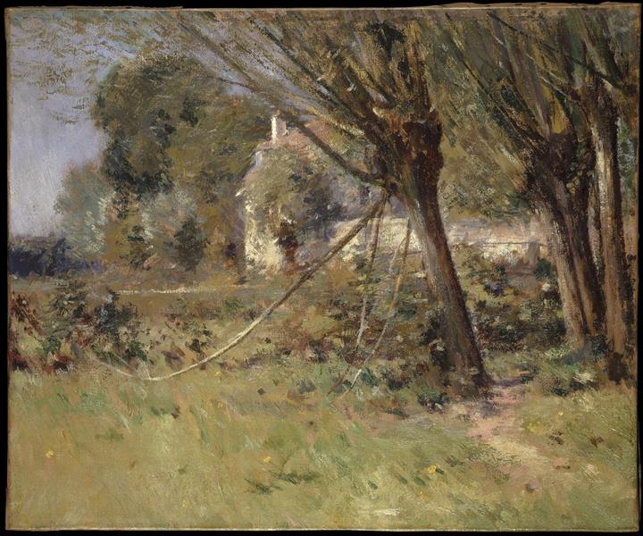 Willows by Theodore Robinson Impressionism Art dated 1892