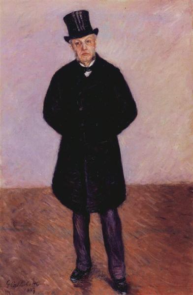 Portrait of Jean Daurelle by Gustave Caillebotte Impressionism Art dated 1887