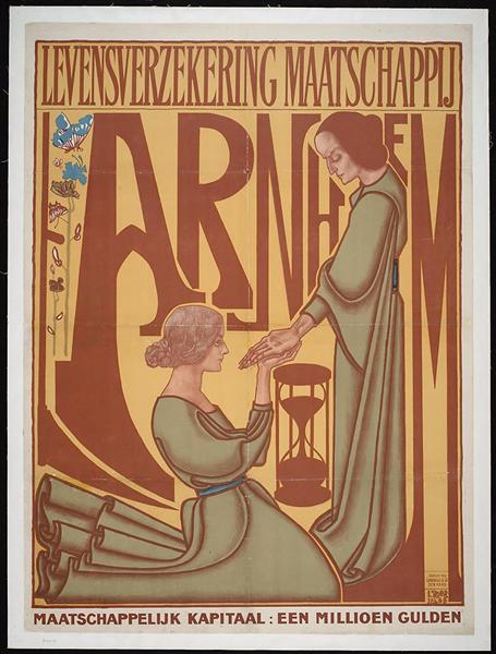 Arnhem Life Insurance Company by Jan Toorop Art Nouveau (Modern) Art dated 1904