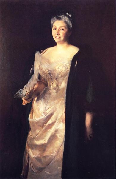 Mrs. William Playfair by John Singer Sargent Realism Art dated 1887