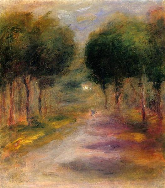 Landscape with Trees by Pierre-Auguste Renoir Impressionism Art