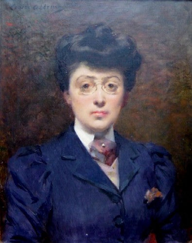 Autoportrait by Louise Abb&#233;ma Impressionism Art