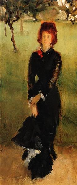 Madame Edouard Pailleron (study) by John Singer Sargent Realism Art dated 1879