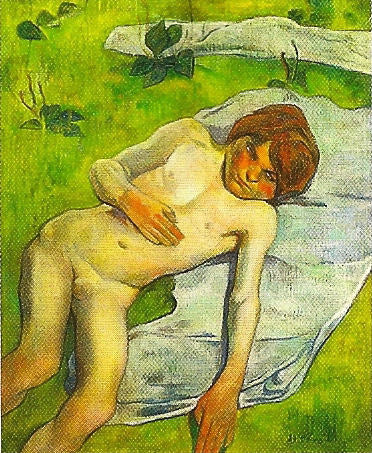 A breton boy by Paul Gauguin Post-Impressionism Art dated 1889