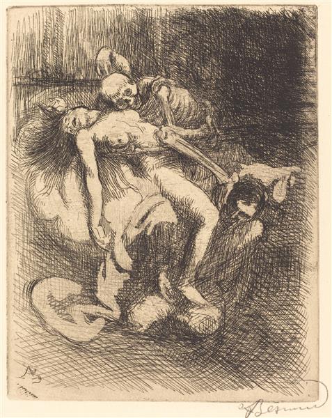 Possession by Paul-Albert Besnard Impressionism Art dated 1900