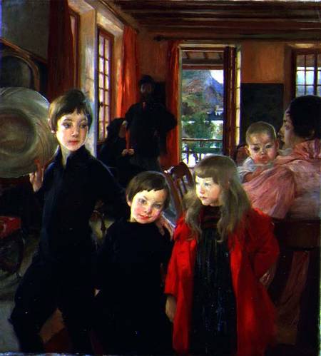 The Artist&#39;s Family by Paul-Albert Besnard Impressionism Art