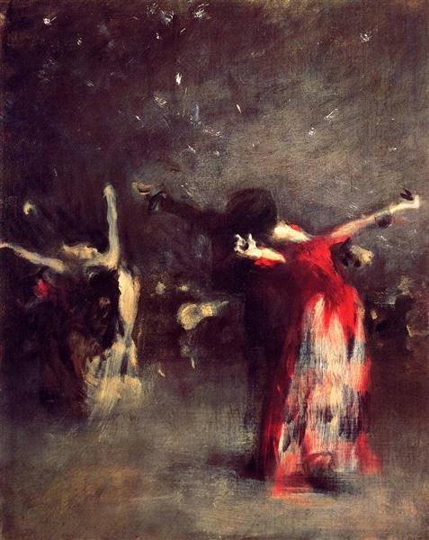 Study for The Spanish Dance by John Singer Sargent Realism Art dated 1879