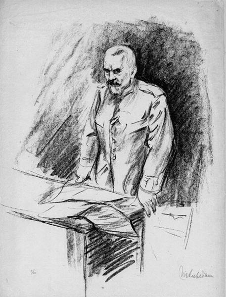 Bethmann Hollweg by Max Liebermann Impressionism Art