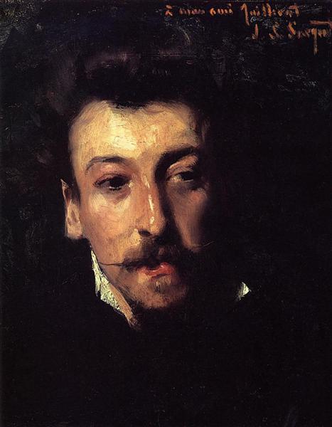 Eugene Juillerat by John Singer Sargent Realism Art dated 1878