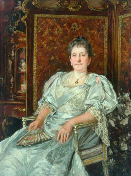 Mrs Alfred Illingworth by James Charles Realism Art