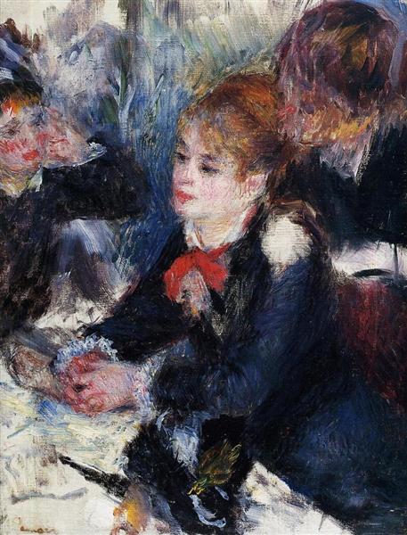 At the Milliner`s by Pierre-Auguste Renoir Impressionism Art dated 1878