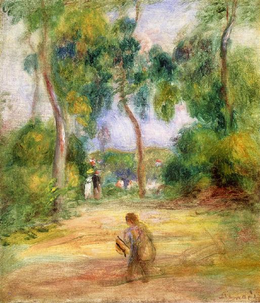 Landscape with Figures by Pierre-Auguste Renoir Impressionism Art