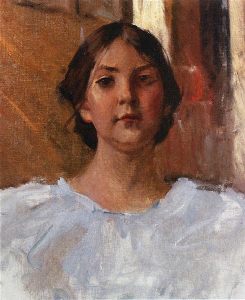 My Daughter Dorothy by William Merritt Chase Impressionism Art dated 1904