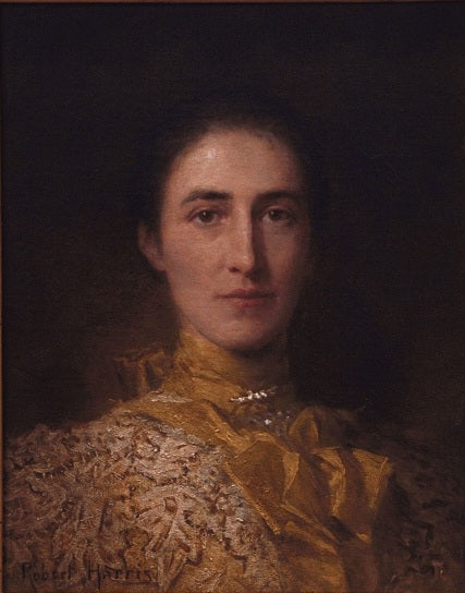 Mrs. George A. Drummond, Lady Drummond by Robert Harris Realism Art dated 1897