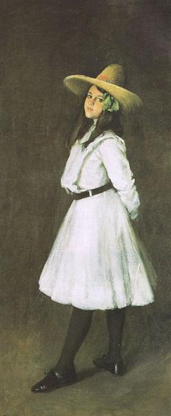 Dorothy by William Merritt Chase Impressionism Art dated 1902