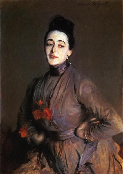 Flora Priestley by John Singer Sargent Realism Art dated 1889