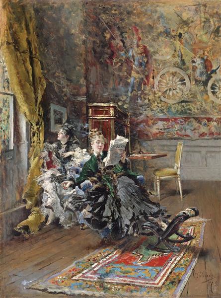 The Parisians by Giovanni Boldini Realism Art dated 1873