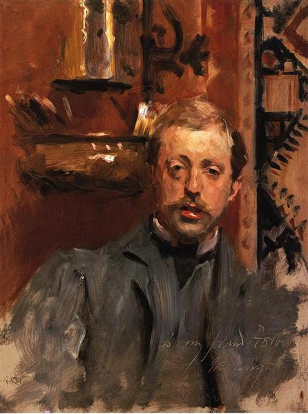 Charles Stuart Forbes by John Singer Sargent Impressionism Art dated 1883