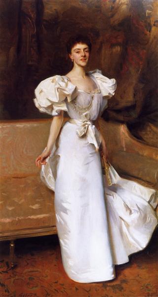 Portrait of the Countess of Clary Aldringen by John Singer Sargent Realism Art dated 1896