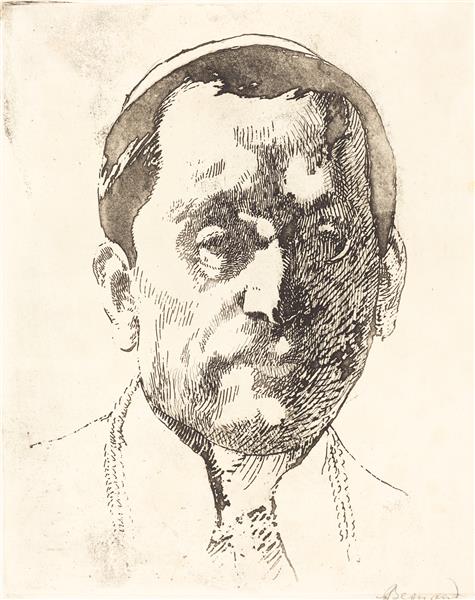 Pope Benedict Xv by Paul-Albert Besnard Impressionism Art dated 1917