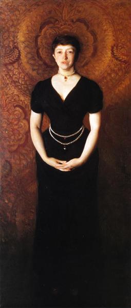 Isabella Stewart Gardner by John Singer Sargent Realism Art dated 1888