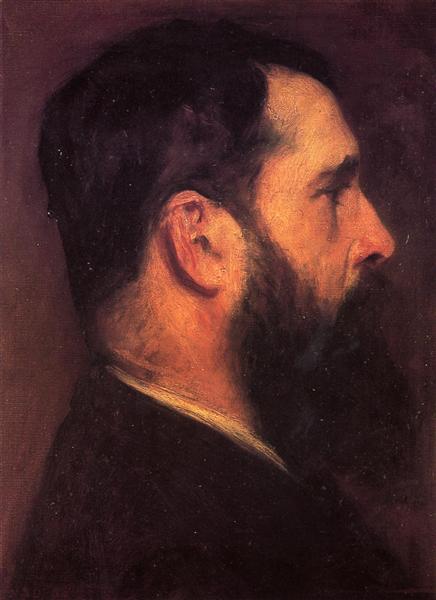 Claude Monet by John Singer Sargent Realism Art dated 1887